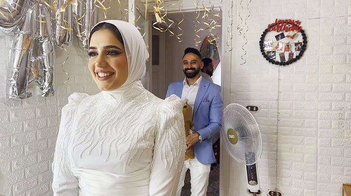 رد فعل خطيبي علي الفستان❤الفريست لوك