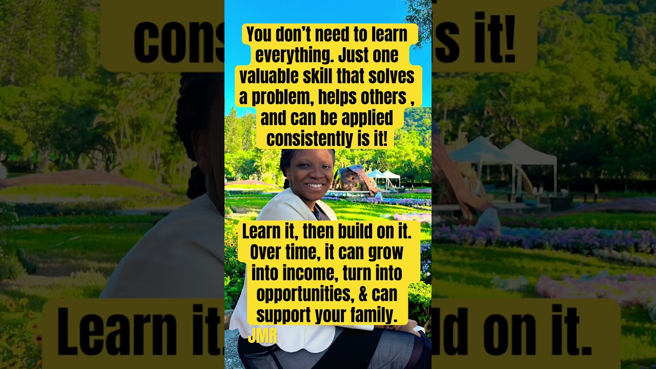 Learn a valuable skill & build on it. #financetips #businessfinance #socialmediamarketing