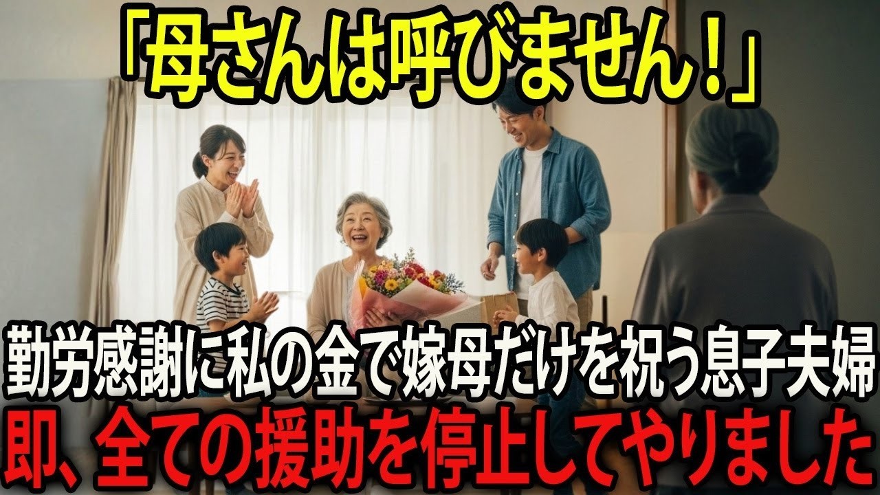 勤労感謝の日に私が援助したお金で嫁の母親を高級旅館へ連れていく息子夫婦→お望み通り家を売却してやりました