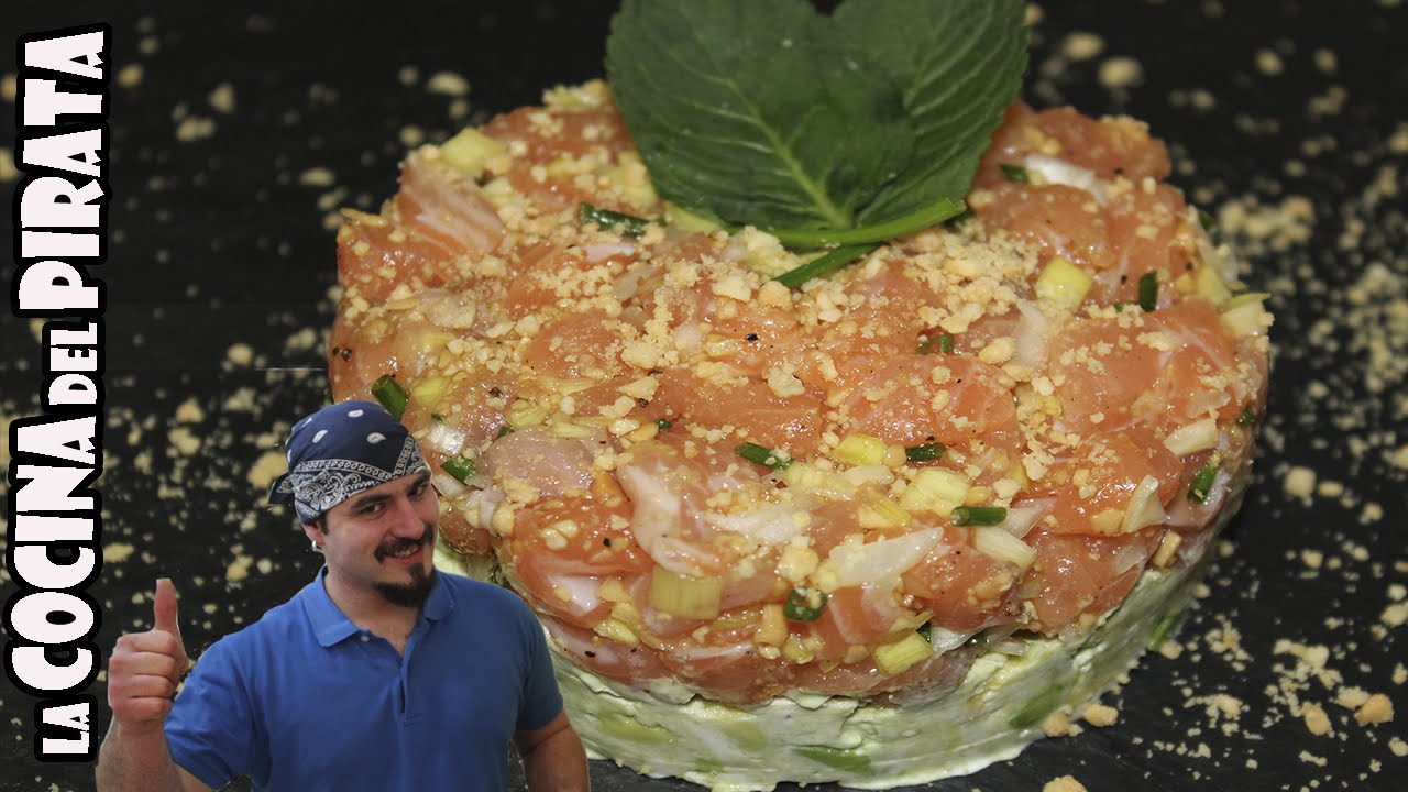 tartar de salmon receta japonesa