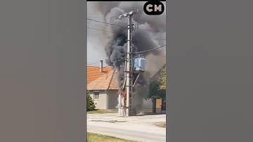 Fictional Video, Not Real,Connecting Phase And Neutral Wires Causes A Short Circuit And Danger