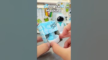 🧊DIY Ice Machine!? #diy #diycrafts #cutecrafts #papercraft #crafts #craft #cute #thingstodo