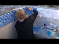 How to tile a swimming pool - DIY with Nicole