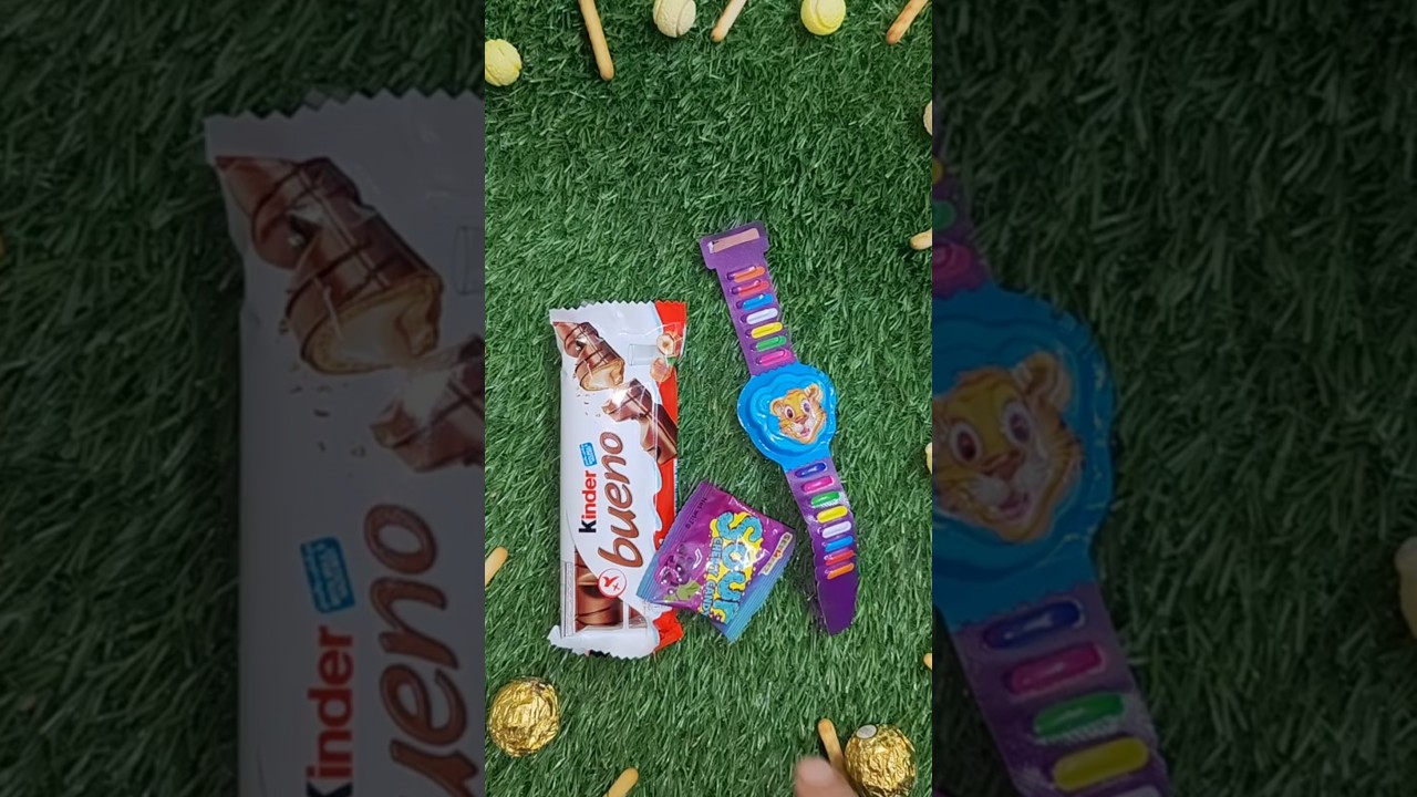 Sweet Time! Kinder Bueno Meets Gems Wali Candy Watch! 🍫⌚🍭 