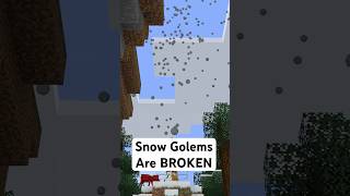 Snow Golems are BROKEN in this Snapshot!