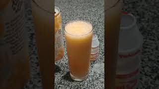 Yakult + Rite n Lite Orange #asmr  #mixdrinks #shorts