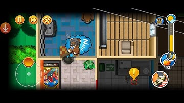 Robbery Bob 2 Double Trouble full gameplay.(Secret Mission) Level 2.