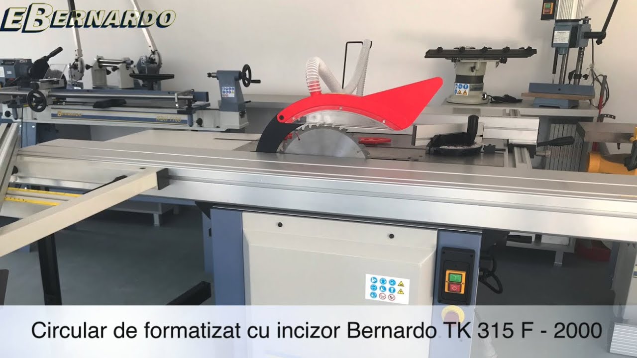 Fierastrau circular de formatizat Bernardo TK 315 F - 2000 / 230 V