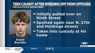 Lincoln teen arrested on 18th birthday after fleeing from multiple officers, police say