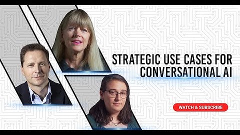 What are some strategic use cases for Conversational #AI?