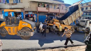 Finally After Longtime Road Construction was Started Mokokchung New Market Road.