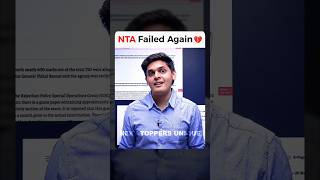 NTA Failed Again 💔 || Prashant kirad || #nta #neet #prashantkirad #viral #shorts