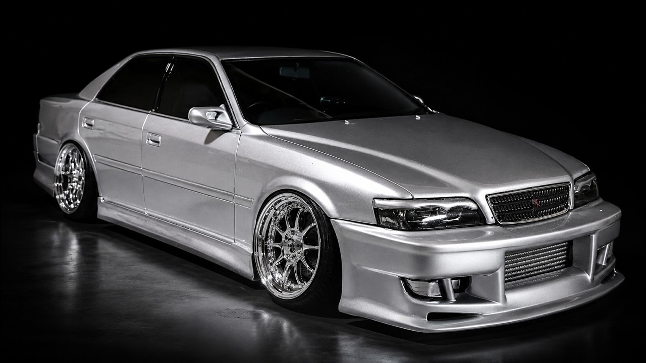 unboxing fullbuild AOSHIMA 1/24 Kunny'z JZX100 CHASER TOURER-V