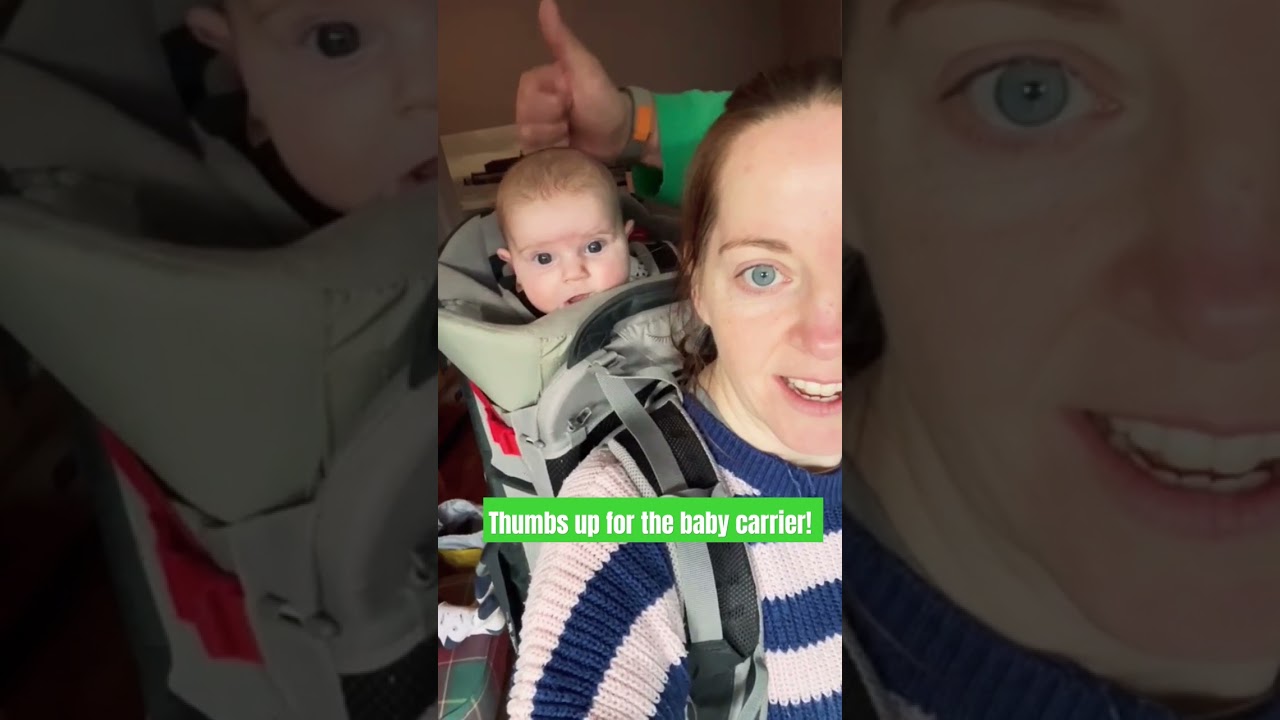 Testing out the osprey poco plus carrier 