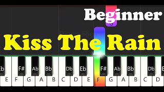Kiss the Rain Easy Piano for Beginners