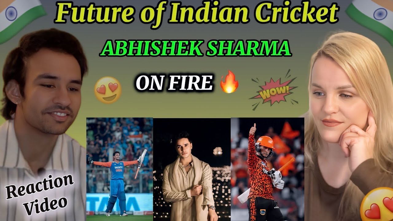 Моменты Абхишека Шармы | Становление нового индийского героя | Видеореакция