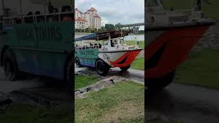 Duck Tours Singapore Transforming From Water Ride To Land Ride #Shorts