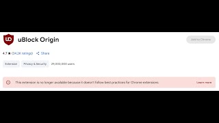uBlock Origin extension is no longer available How to Install uBlock Origin Lite and Block All Ads
