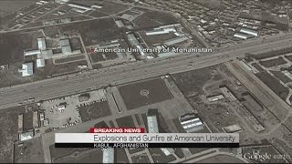 Explosions and gunfire at American University