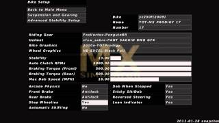 MX Simulator: General Bike Setup Tutorial - MXPRODIGY17