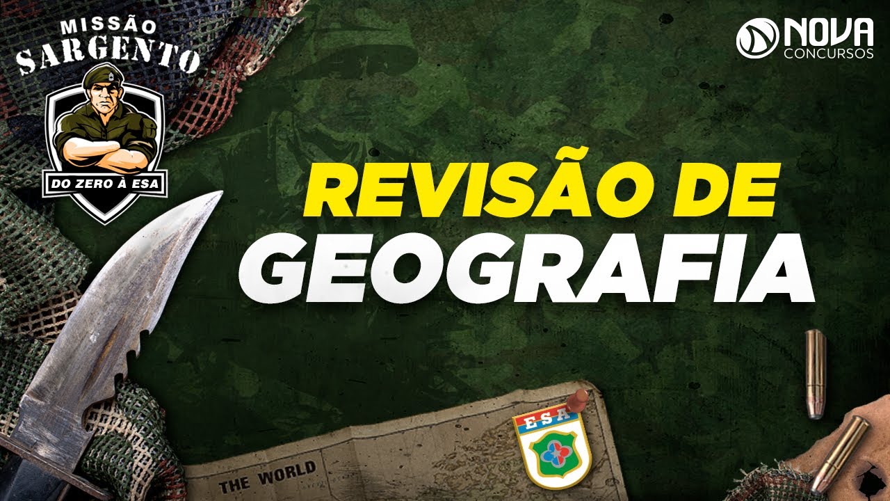 Geografia ESA 2021: Confira a revisão!