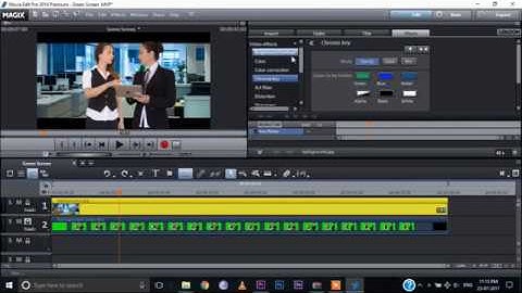 How To EDIT Green Screen footage in MAGIX MOVIE EDIT