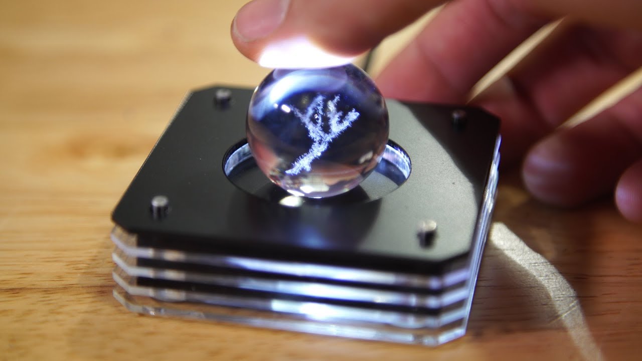 Show and Tell: Laser-Cut Memory Sphere Display