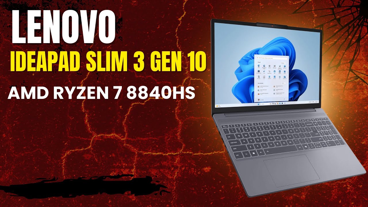 Want a POWERFUL Laptop? Lenovo IdeaPad Slim3 Ryzen7 8840HS Model 