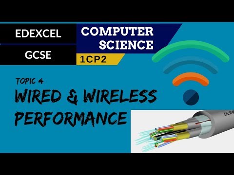 EDEXCEL GCSE (1CP2) Wired and wireless networks and performance