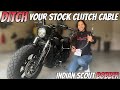 Barnett clutch cable upgrade  indian scout bobber