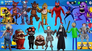 KOMPILASI AMONG US VS ICE SCREAM VS EVIL NUN VS FNAF VS TALKING JUAN DLL DI GAME STUMBLE GUYS