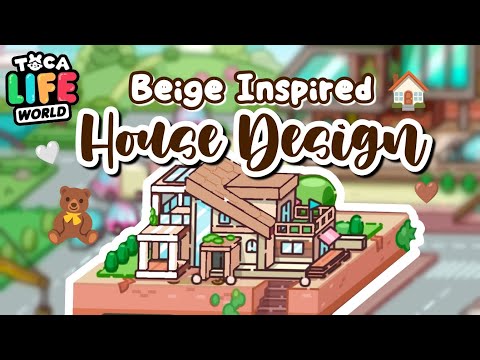 Beige Inspired House Design Idea 🏠🤎 Avatar World House Design Idea 🍂🧸