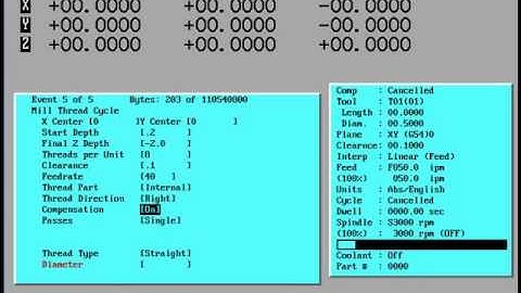 Milltronics CNC Control Basic Demo.wmv (2010)