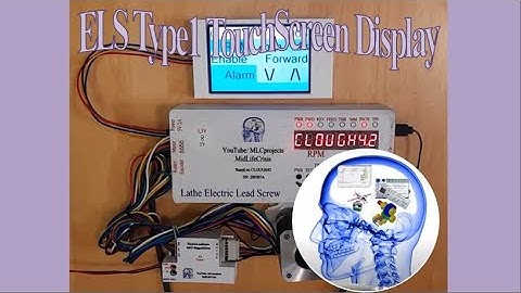 Lathe Electronic LeadScrew external TouchScreen Display for Type1