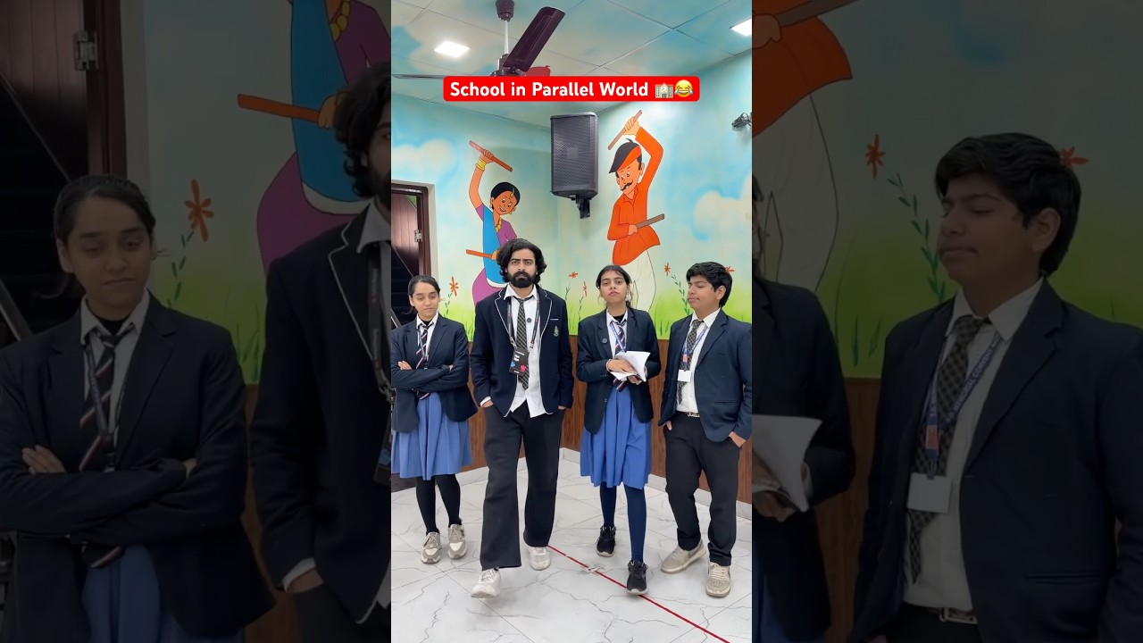 School in Parallel World 🏫😂 #shorts #ytshorts #teratrigun #paralleluniverse