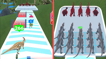 Dino Monster Max Level of Dino Leveling Eat And Run Game