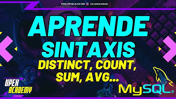 CLASE#6: 📊SQL: SELECT DISTINCT, COUNT, SUM, AVG, etc. (REGISTROS) | 🎯CURSO SQL AL GRANO! (con MySQL)