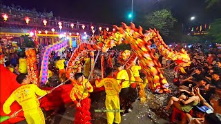 Múa Rồng Đường Phố Cực Hay Lễ Hội Kỳ Yên Đình Tân Lân 2024 / Đánh Trống Múa Lân Lion Dance Barongsai