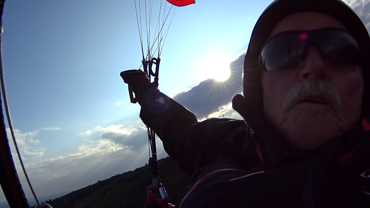 Gleitschirm fliegen am Donnersberg