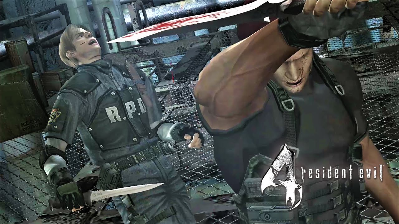 Jack Krauser VS Albert Wesker in Resident Evil 4 Remake (Boss Fight) 