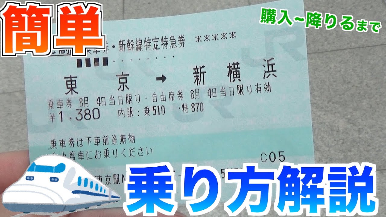 How to buy a ticket for the Shinkansen and how to ride the