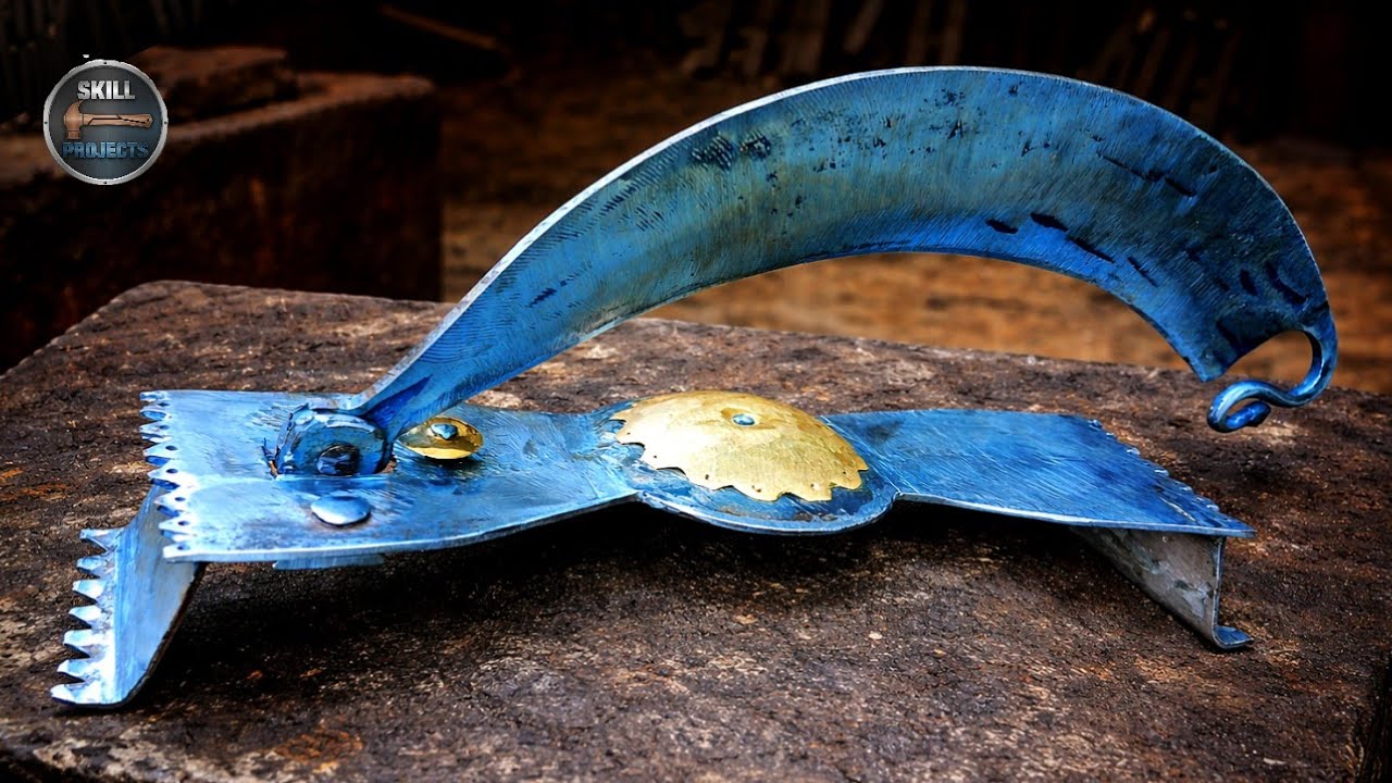 Forging a Foot knife From rusty Metal File