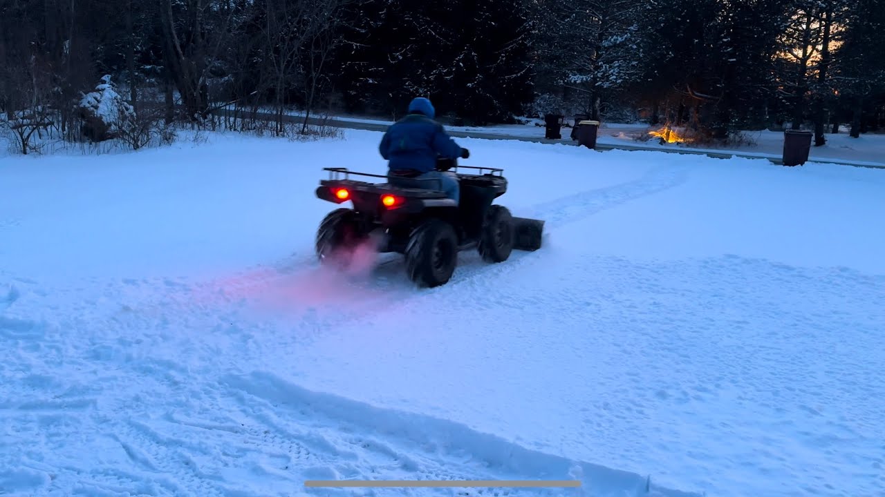 Installing a Plow on a Polaris Sportsman 500. Will it push snow?