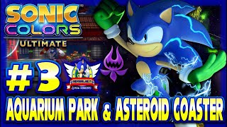 Sonic Colors: Ultimate PS4 (1080p) - Aquarium Park & Asteroid Coaster with Chrome Green Outfit + MB