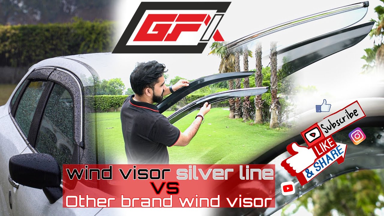 Best Car Door Visor कौनसा है Unbreakable 🤔 | Galio/GFX VS Other Local/Chinese Rain Visor