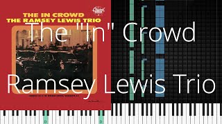 🎹 The "In" Crowd, Ramsey Lewis Trio, Synthesia Piano Tutorial