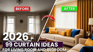 100 Luxury Curtain Ideas for Living Room & Bedroom | Modern Interior Design 2026