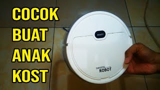 REVIEW ROBOT PEMBERSIH LANTAI MURAH (Sweepin Robot)