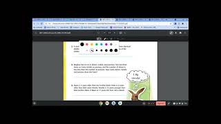 Chromebook - Student annotating and turning in a PDF to Canvas.