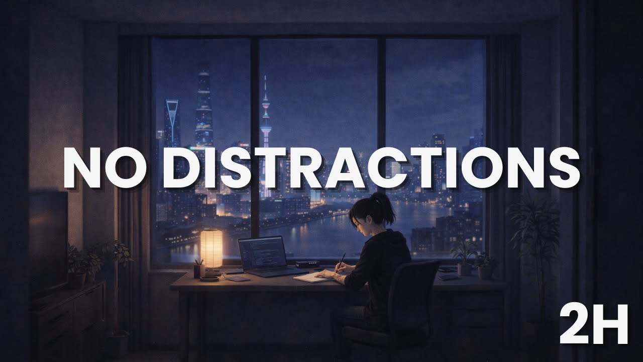 Study Focus (2H) — Deep Blue | No Vocals